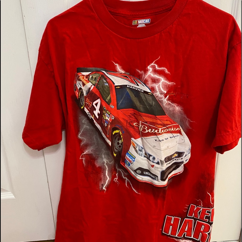 Oversized Red NASCAR T-Shirt